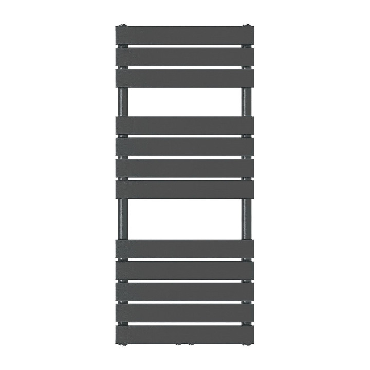 Grzejnik łazienkowy wodno-elektryczny Mila 1200x500 antracyt 2