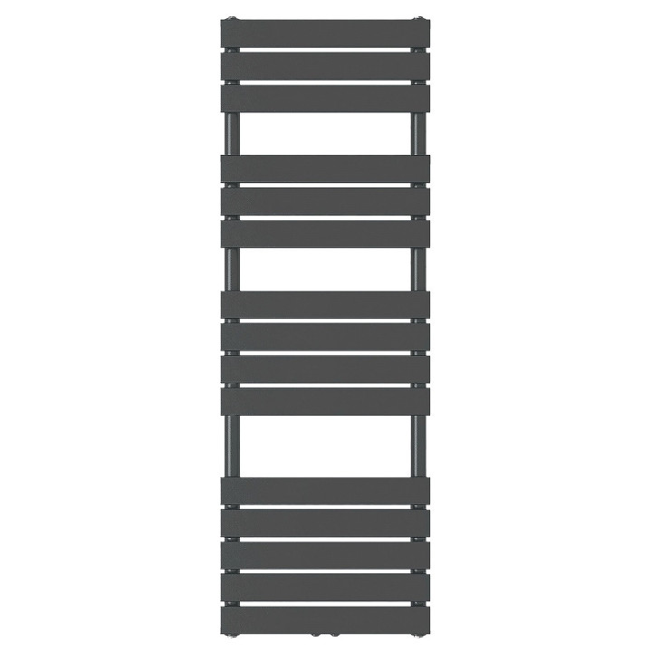 Grzejnik łazienkowy wodno-elektryczny Mila 1500x500 antracyt 2