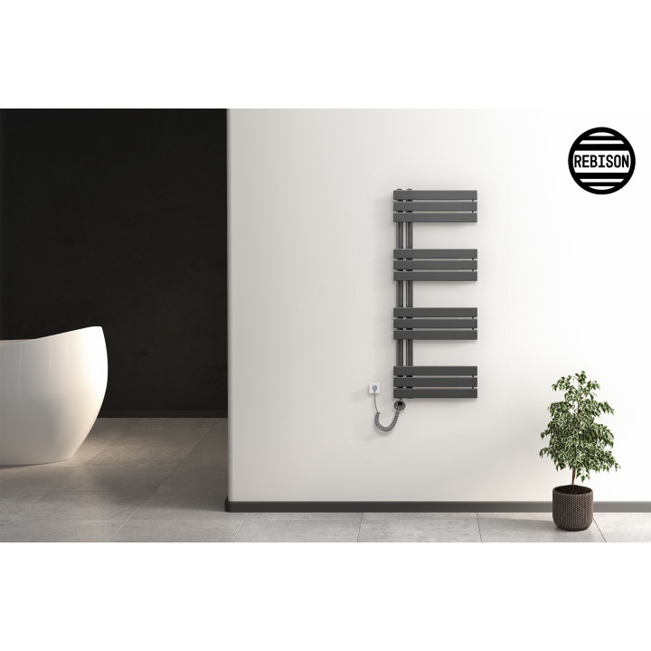 Grzejnik łazienkowy Sophia 1180 antracyt elektryczny 8