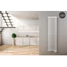 Grzejnik pionowy panelowy SQD 1800 biały - podłączenie dolne lewe / dolne prawe 10