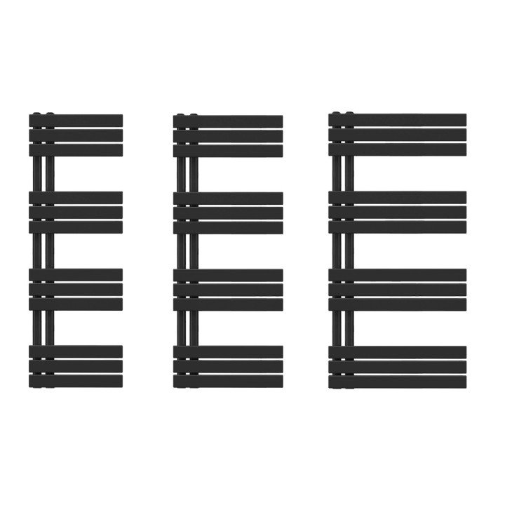 Grzejnik łazienkowy wodno-elektryczny Sophia 1180 czarny 4